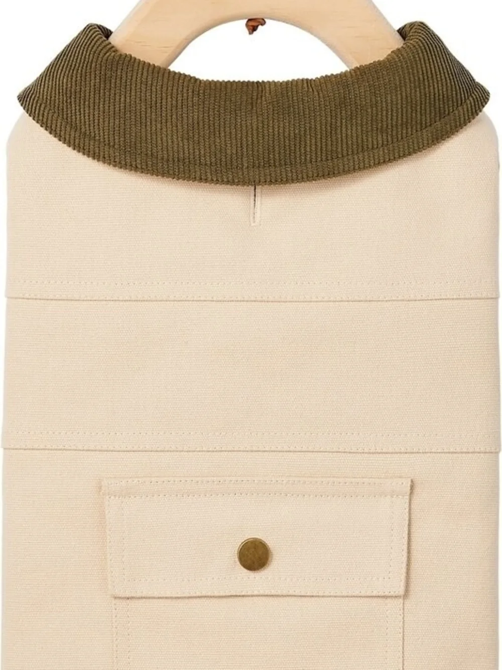 Frisco Canvas Dog Coat with Pocket - Classic Outdoor Jacket